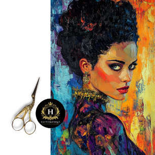 Papier Mousseline Mariée de Frankenstein Découpage