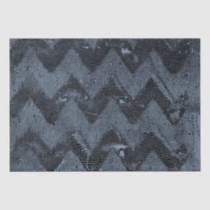Papier Mousseline Marine Blue Grunge Chevron