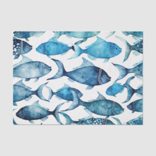 Papier Mousseline Marine océanique   Enveloppe Cadeau Anniversaire C