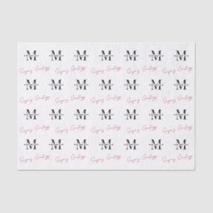 Papier Mousseline Marque de l'entreprise personnalisés Noël moderne