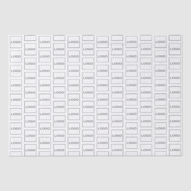 Papier Mousseline Marque de logo professionnel Élégant simple (Recto)