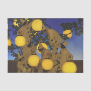 Papier Mousseline Maxfield Parrish Les Porteuses de Lanternes 1908 V