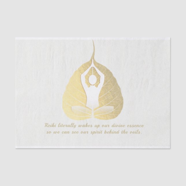 Papier Mousseline Méditation de l'instructeur de yoga Pose Bodhi Lea (Recto)