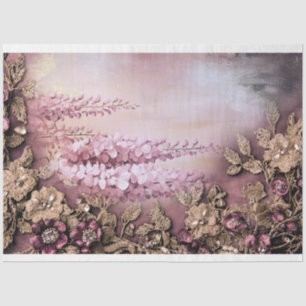 Papier Mousseline Mélange de médias romantiques Wisteria Wonder Flor