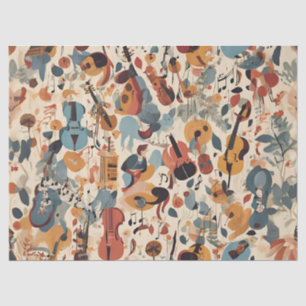 Papier Mousseline Mélodie de Jazz Fantaisiste
