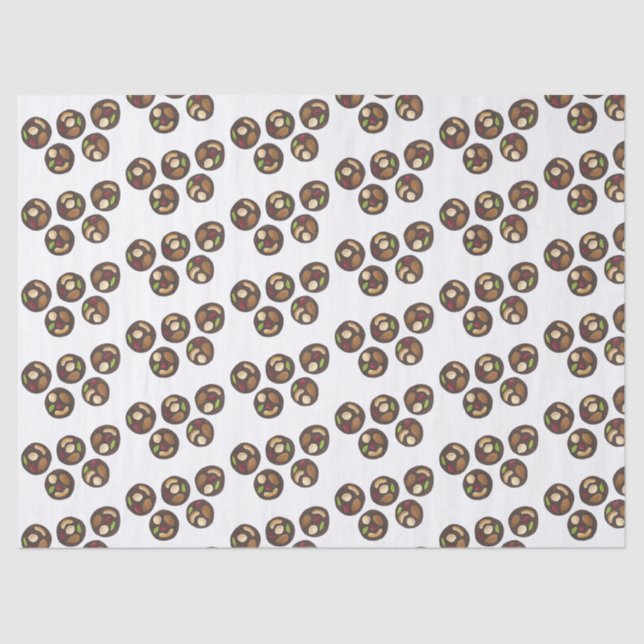 Papier Mousseline Mendiants Chocolats français Chocolatier Chocoholi (Recto)