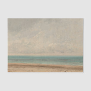 Papier Mousseline Mer Calme 1866 Gustave Courbet National Gallery