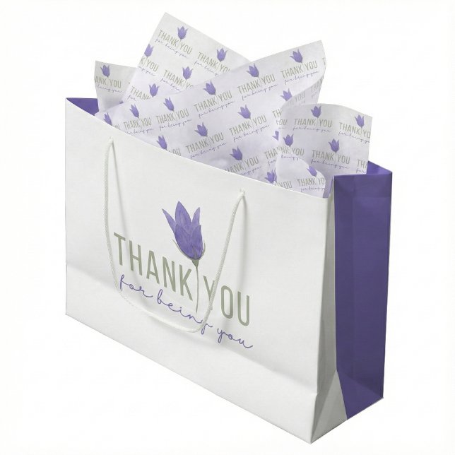 Papier Mousseline Merci Pour Être Vous Tissus Papier (Show your gratitude with this lovely, "Thank you for being you" tissue paper! )