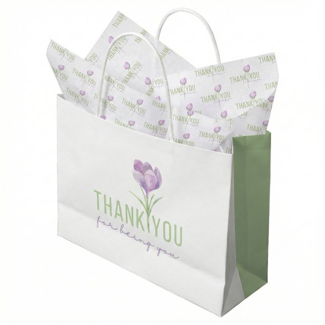 Papier Mousseline Merci Pour Être Vous Tissus Papier (Show your gratitude with this, "Thank you for being you" tissue paper! Matching gift bag available.)