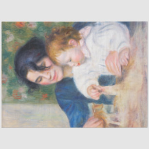 Papier Mousseline Mère et enfant, Renoir