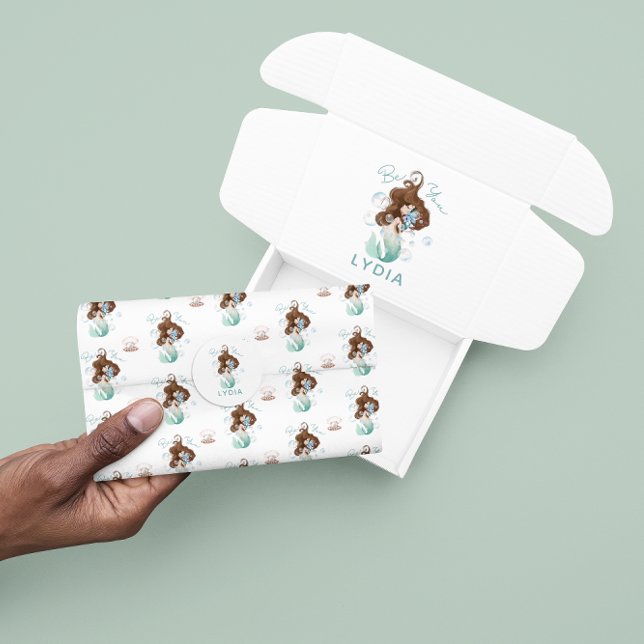 Papier Mousseline Mermaid Be You Tissus Papier (Empower someone special to be themselves with this mermaid, "Be you" tissue paper! )