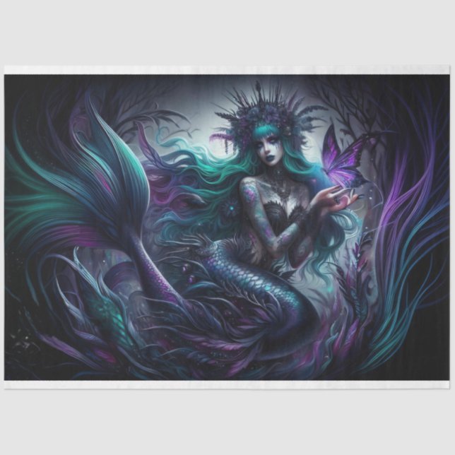 Papier Mousseline Mermaid Goth (Recto)