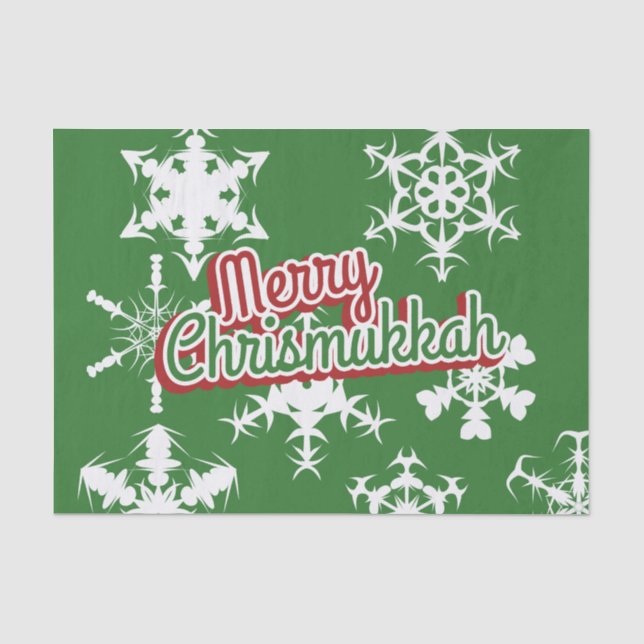 Papier Mousseline Merry Chrismukkah (Recto)