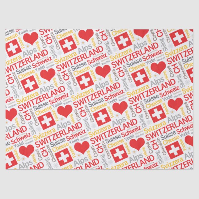 Papier Mousseline Mes affaires préférées en Suisse (Recto)