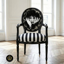 Meubles de femme gothique noir et blanc