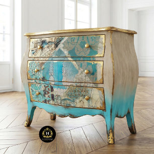 Papier Mousseline Meubles découpés rustiques et vintage en détresse