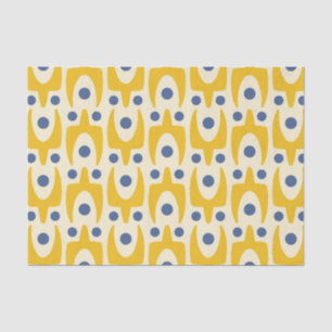 Papier Mousseline Mid Century Moderne Motif Serviettes de cuisine