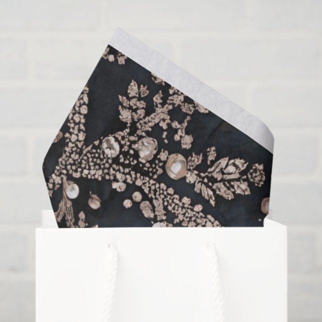 Papier Mousseline Midnight Crystal  (Sac cadeau)
