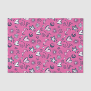 Papier Mousseline Mignonne Ado Love Doodle Motif Saint Valentin
