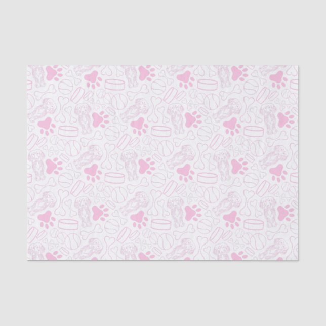 Papier Mousseline Mignonne long Haired Dachshund Chien de saucisse (Recto)