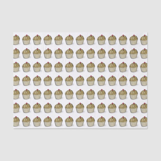 Papier Mousseline Mignons muffins miniatures (Recto)