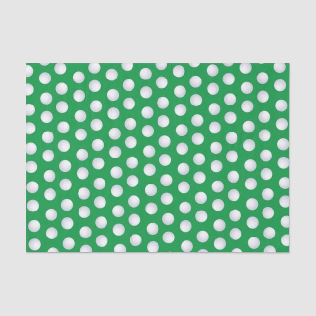 Papier Mousseline Mini Golf Balls Anniversaire Fête Enfants Sports (Recto)