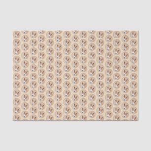 Papier Mousseline Miniature Taureau Terrier Peinture - Joli Original