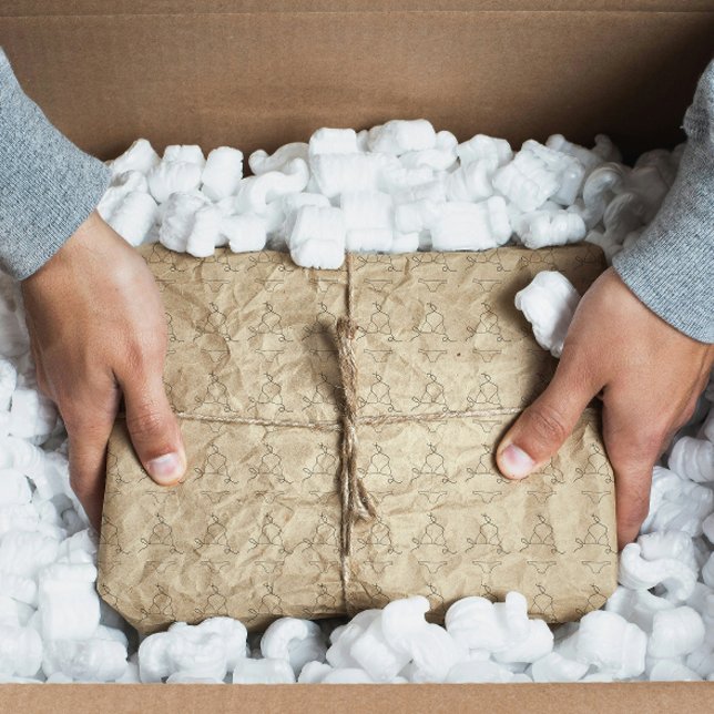 Papier Mousseline Minimal Lingerie Pattern Chic Feminine Packaging (Créateur téléchargé)