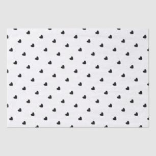 Papier Mousseline Minuscules Coeurs Saint-Valentin