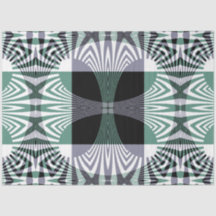 Mirage infini de verre à quatre pétales brillant M