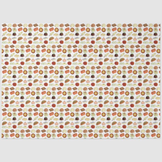Papier Mousseline Mithai Indian Sweets confiserie Desserts Inde (Recto)