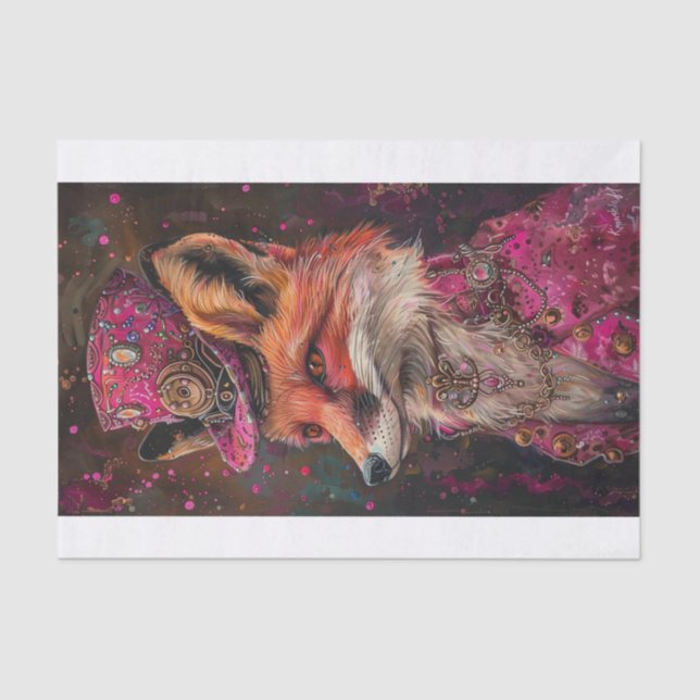 Papier Mousseline Mme Fox (Recto)