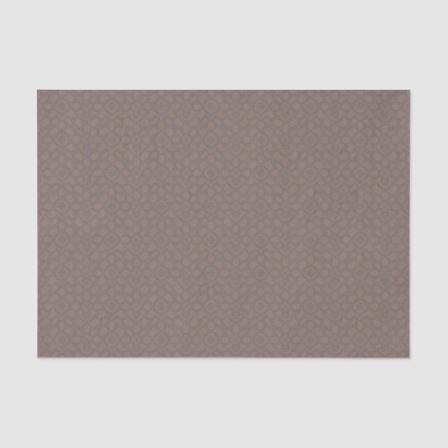 Papier Mousseline Mocha Mousse Calico Prairie Deux Tons Folk (Recto)