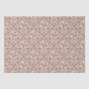 Papier Mousseline Mocha Rococo Revival Mandala Art Déco St Jacques