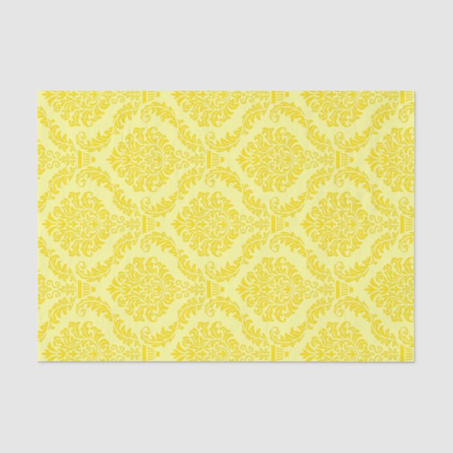 Papier Mousseline Modèle Damask de l'Empire français #11 (Recto)