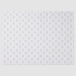 Papier Mousseline Modèle de décomposition vintage gris Damas