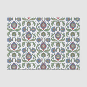 Papier Mousseline Modèle floral arabesque