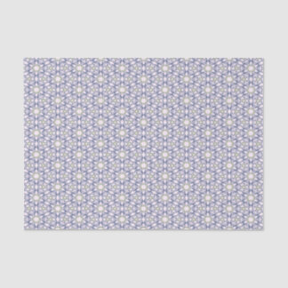 Papier Mousseline Modèle floral bleu et vert