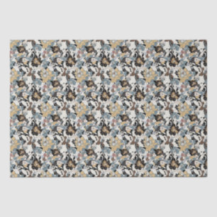 Papier Mousseline Modèle floral de Magnolia