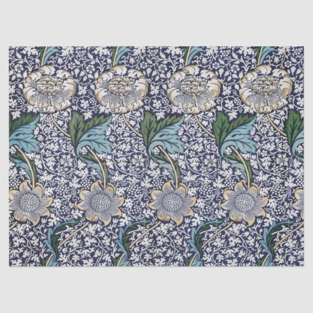 Papier Mousseline Modèle floral - William Morris (Recto)