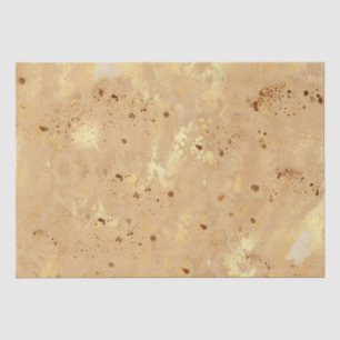 Papier Mousseline Moderne Élégant Faux Or Marbre Aquarelle Motif