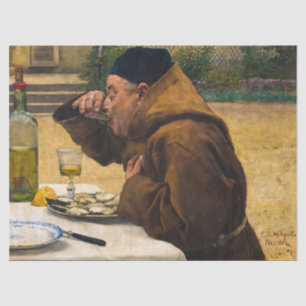 Papier Mousseline Moine avec huîtres, 1884 par Carl Gustaf Hellqvist