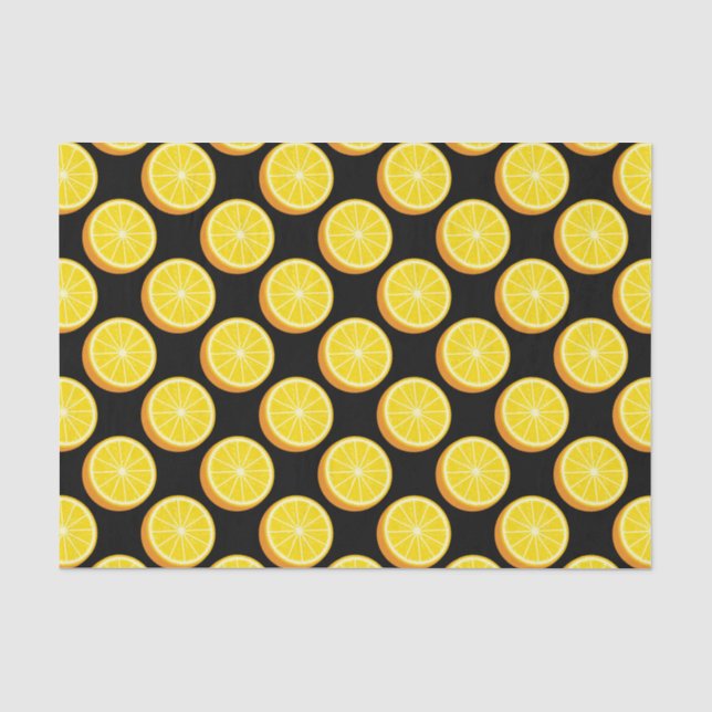 Papier Mousseline Moitié orange (Recto)