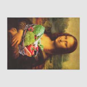 Papier Mousseline Mona Lisa aime les légumes