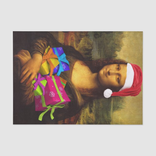 Papier Mousseline Mona Lisa Santa Claus (Recto)