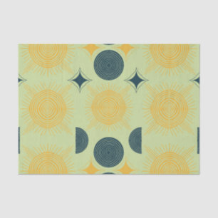 Papier Mousseline Monnaie céleste du soleil de Boho