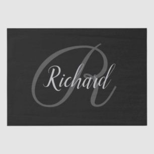 Papier Mousseline Monogramme