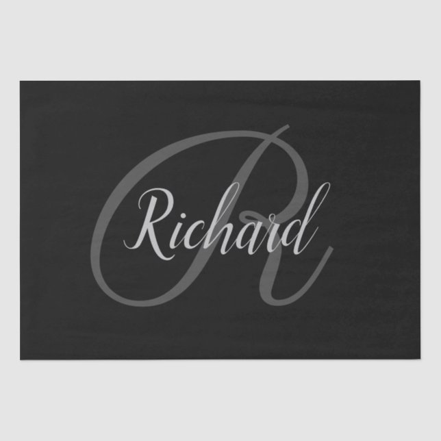 Papier Mousseline Monogramme (Recto)