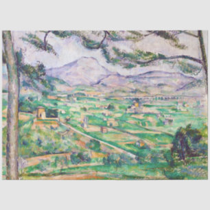 Papier Mousseline Mont Sainte-Victoire, Paul Cezanne
