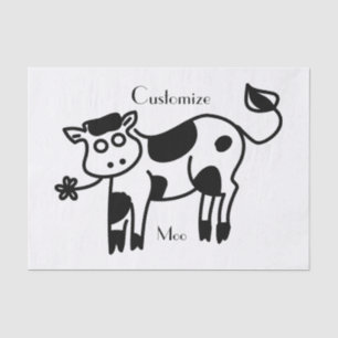 Papier Mousseline Moo Cow Thunder_Cove